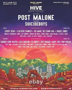 Hive Music Festival 2021 Salt Lake City, UT August 6th-7th