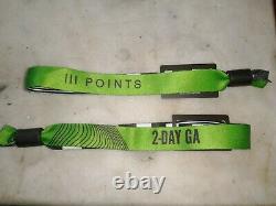 III Points Music Festival 2-DAY GA Tickets Passes Miami 3 Points