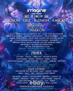 Imagine Music Festival VIP 3-Day Pass+Pre-Party+VIP Camping+Kaskade Pool Party