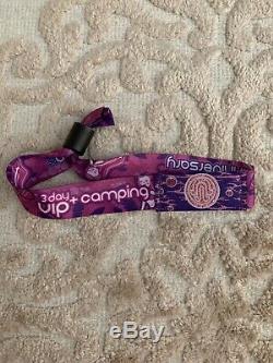 Imagine Music Festival wristband 3 Day VIP + 3 Day Camping with Thurs early access