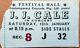 Jj Cale Very Rare Original Concert Ticket 1976 Live At Festival Hall Australia