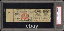 Jimi Hendrix Atlanta International Pop Festival 1970 Concert Ticket Pop1? Psa 2