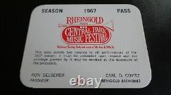 Jimi Hendrix Original Concert Ticket Rheingold Festival Ny 5th July 1967