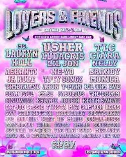 Lovers & Friends 1 GA ticket Sun 15th May 2022 Las Vegas
