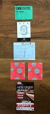 New Order ticket stubs to include Festival of the 10th summer with the Smiths