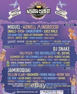 Northcoast Music Festival 3-Day GA Tickets (1)