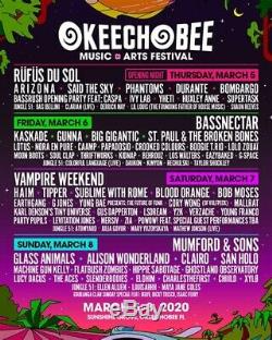 Okeechobee Music Festival 4-Day GA Pass & Camping