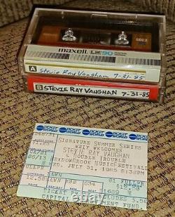 Original 1985 Stevie Ray Vaughan Concert Ticket Stub MEADOWBROOK MUSIC FESTIVAL