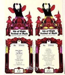 Original Weekend Ticket Isle Of Wright 1969 Music Festival Excondition #33950