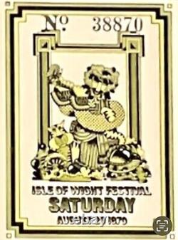 Original Weekend Ticket Isle Of Wright Festival 1970, Hendrix, Doors, Who