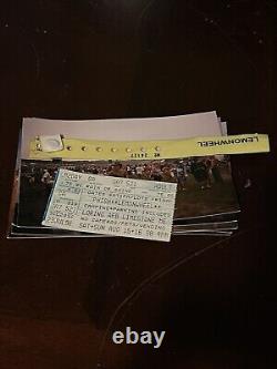 Phish Lemonwheel Festival Ticket Stub Guide Wristband And Photos Limestone 1998