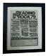 Reading Festival+1979+rock+poster+ad+framed+original+express+global Ship+tickets