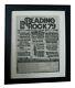 Reading Festival+1979+rock+poster+ad+framed+original+express+global Ship+tickets
