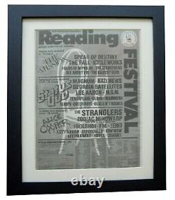Reading Festival+original+1987+rock+poster+ad+framed+express+global Ship+tickets