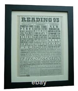 Reading Festival+original 1993+rock+poster+ad+framed+fast Global Ship+tickets