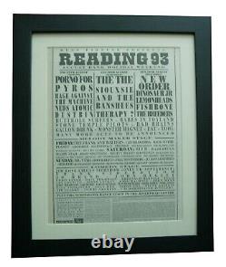 Reading Festival+original 1993+rock+poster+ad+framed+fast+global Ship+tickets