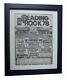 Reading Festival+rock+1978+poster+ad+framed+original+express+global Ship+tickets
