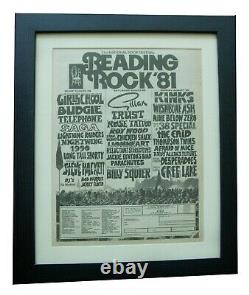 Reading Festival+rock 1981+poster+ad+framed+original+express Global Ship+tickets
