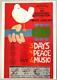 Repro Concert Ticket / Poster Combo Woodstock Music Festival & Art Fair 1969