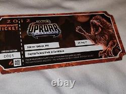 Rockstar Uproar Festival 2012 VIP Ticket Signed by Shinedown Lanyard SandstoneKS