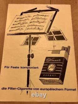 Salzburg Festival 1963 Brochure With Half-Ticket 8/27 Verdi Opera Trovatore