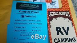Sonic temple music festival RV camping Pass