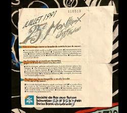 Sting Soul Cages Tour At Montreux Jazz Festival July 2, 1991 Ticket