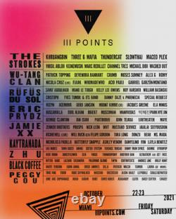 (TWO) 2-DAY VIP Tickets III Points Music Festival 2021 Wristbands
