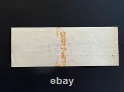 Texas World Music Festival Texxas Jam July 1978 Final Check from Ticket Sales