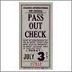 The Allman Brothers 1970 Atlanta Pop Festival Pass Out Ticket (usa)