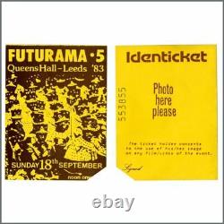 The Smiths Futurama Festival 1983 Handbill and Ticket (UK)