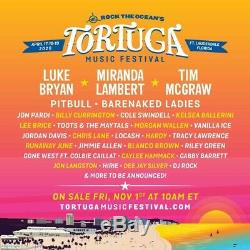 Tortuga Music Festival (Ft. Lauderdale, FL) 3 day gen admission ticket oct 2,3,4
