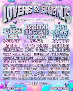Two (2) Lovers & Friends Saturday Tickets Music Festival 2022 GA Digital Tix