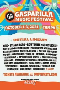 Two Deeply Discounted Gasparilla Music Festival VIP 2-day Tickets