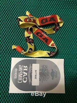 Two GA Exit 111 music festival tickets + Car Camping Pass October 11-13
