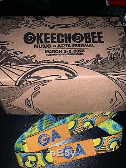 Two Okeechobee Music festival 4 day GA Wristbands