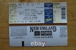 UNUSED H. O. R. D. E. FESTIVAL August 8, 1997 Concert Ticket NEIL YOUNG BECK PRIMUS
