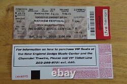 UNUSED MAYHEM FESTIVAL Aug 16 2008 Concert Ticket SLIPKNOT DISTURBED DRAGONFORCE