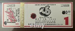 US FESTIVAL Concert 3 DAY TICKETS-PROGRAM-PARK PASS Bowie Clash U2 Van Halen NM