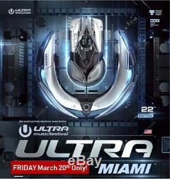 Ultra Music Festival (UMF) 2020 Miami 1 DAY ONLY (Friday) Please Read
