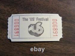 Vintage 1982 Us Festival Poster/ticket Package