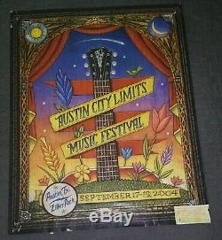 Vintage 2004 Austin City Limits Music Festival Poster with Ticket
