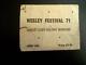 Weeley Festival Ticket 27-29th August 1971 T Rex Bolan Rory Gallagher Faces Quo