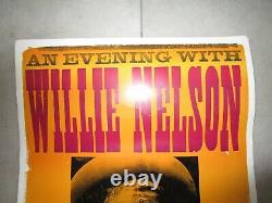 Willie Nelson STRAWBERRY FESTIVAL Poster March 7, 2006 & Admission Ticket MINT