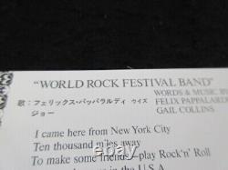World Rock Festival 1975 Japan Tour Book w Ticket Jeff Beck New York Dolls